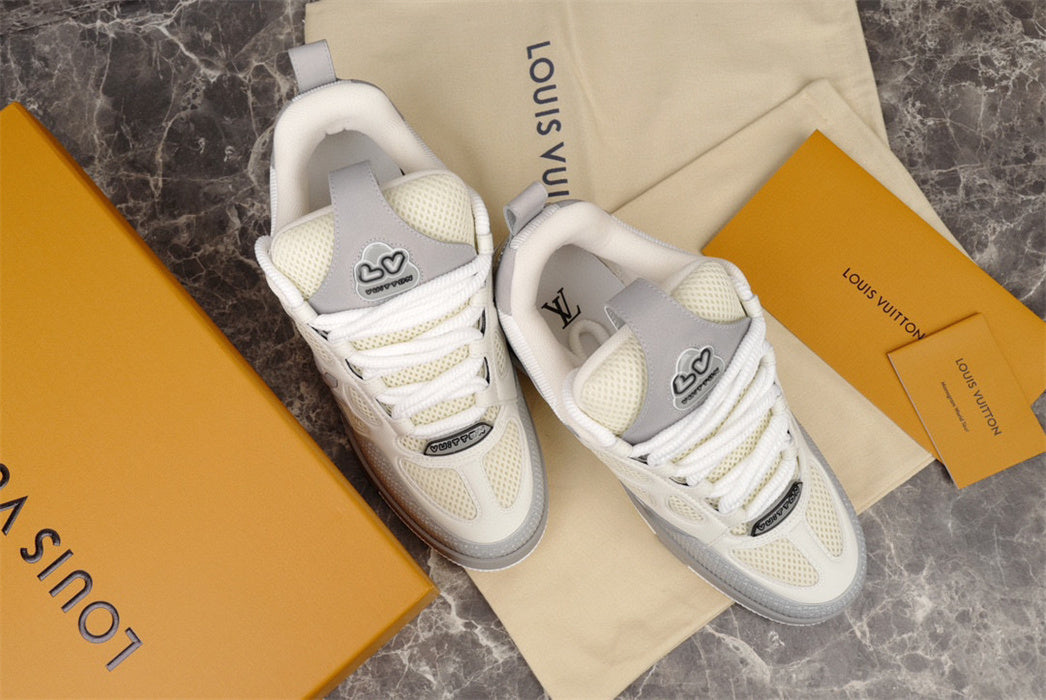 Louis Vuitton Beige LV Trainer Sneaker