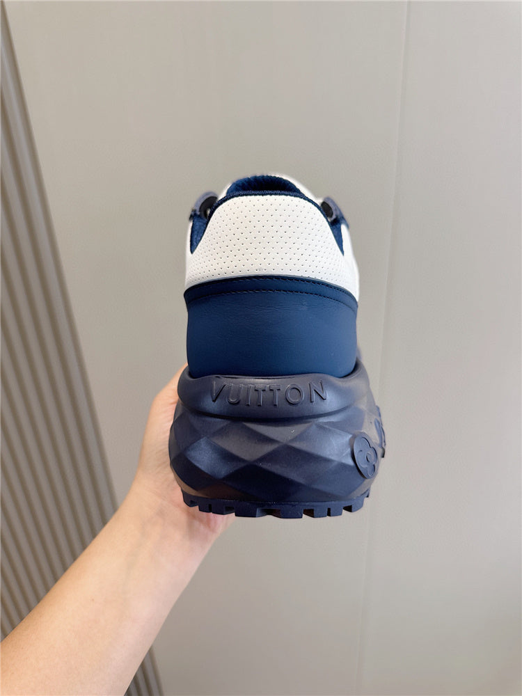 Louis Vuitton Navy Blue Men's Trainer Sneaker