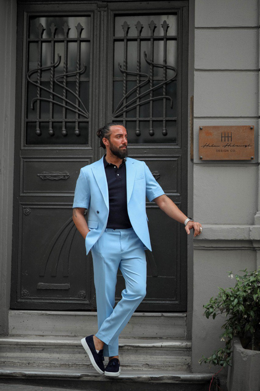 The Azure Riviera Summer Suit