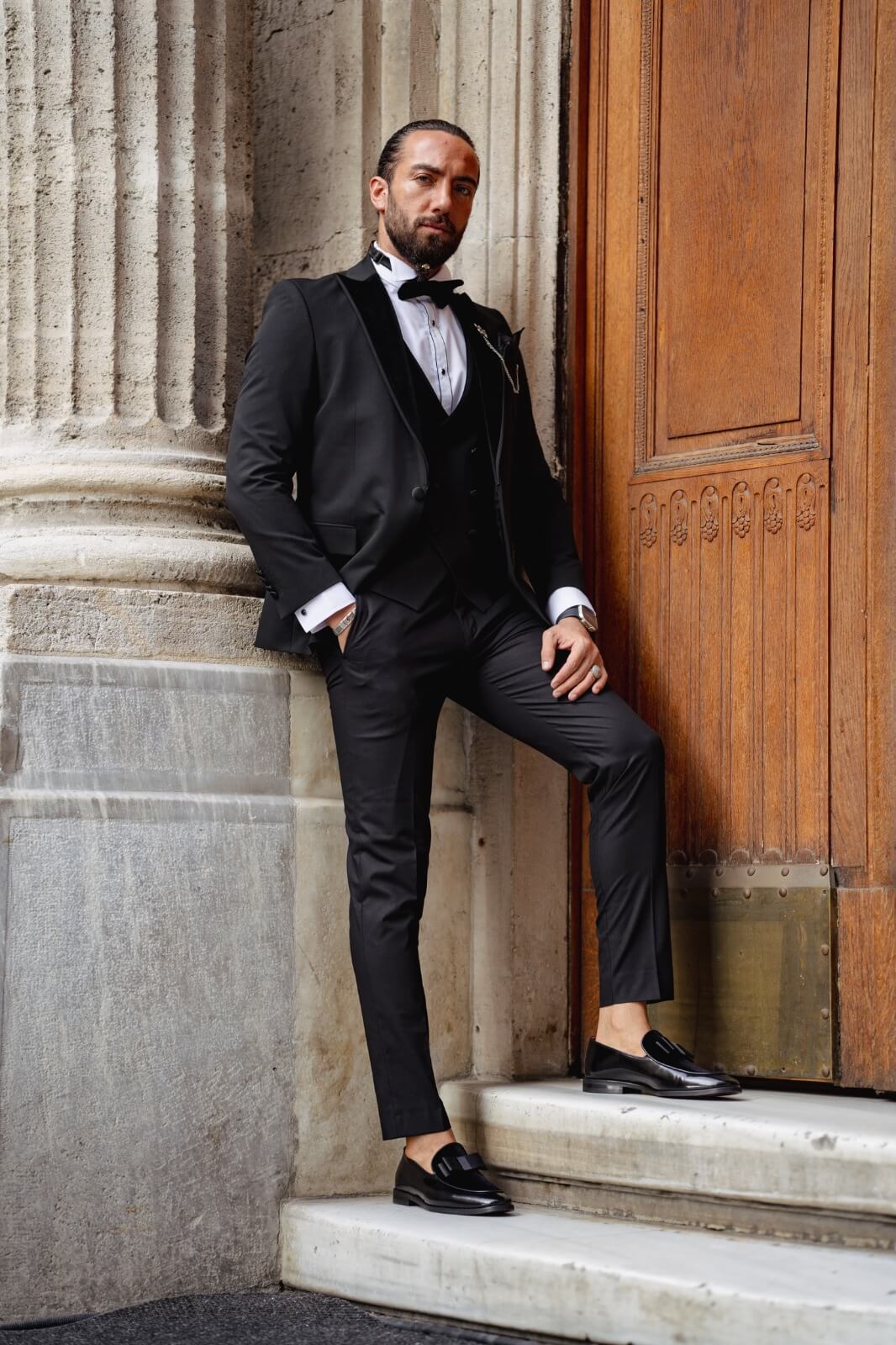 Sleek Black Tuxedo
