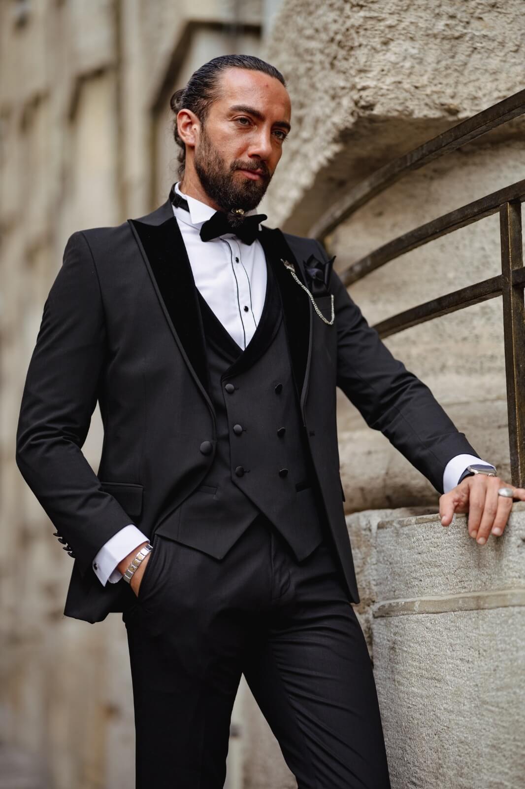 Sleek Black Tuxedo