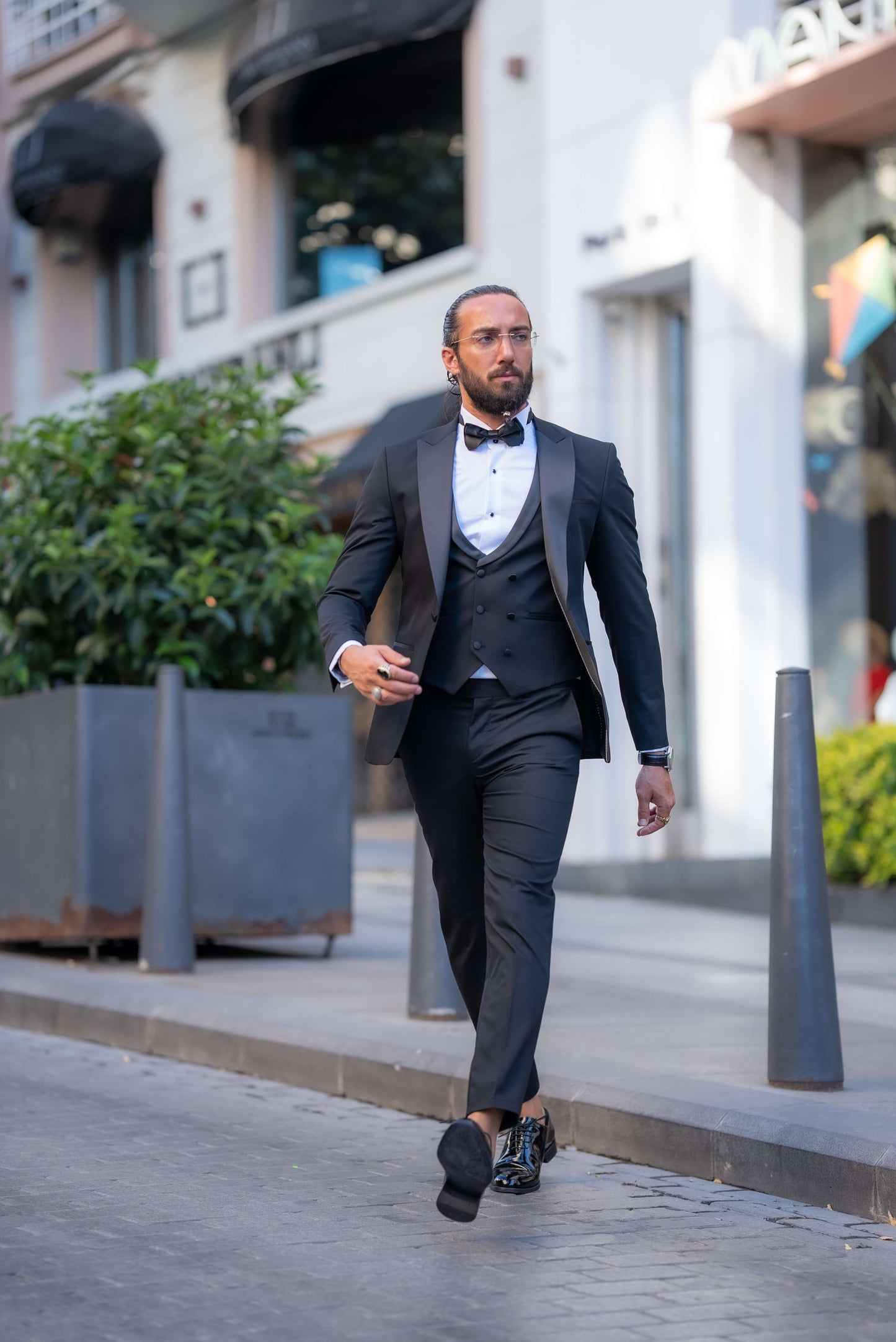 Modern Black Slim Fit Tuxedo