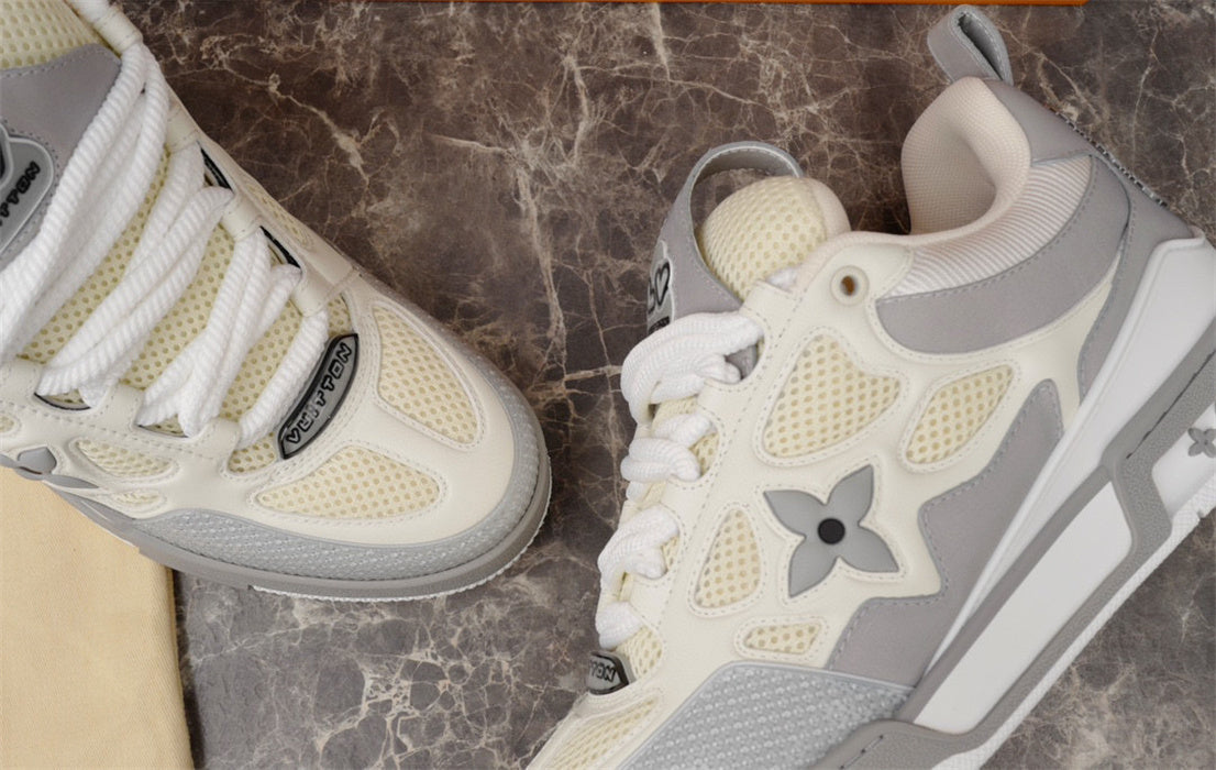 Louis Vuitton Beige LV Trainer Sneaker
