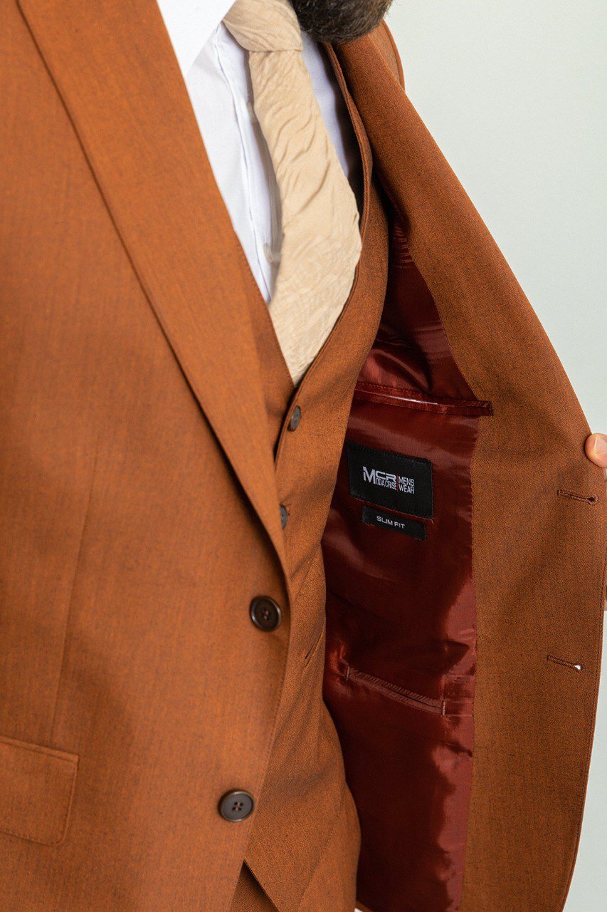Camel Luxe 3-Piece Suit