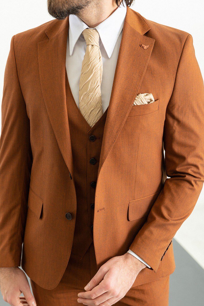 Camel Luxe 3-Piece Suit