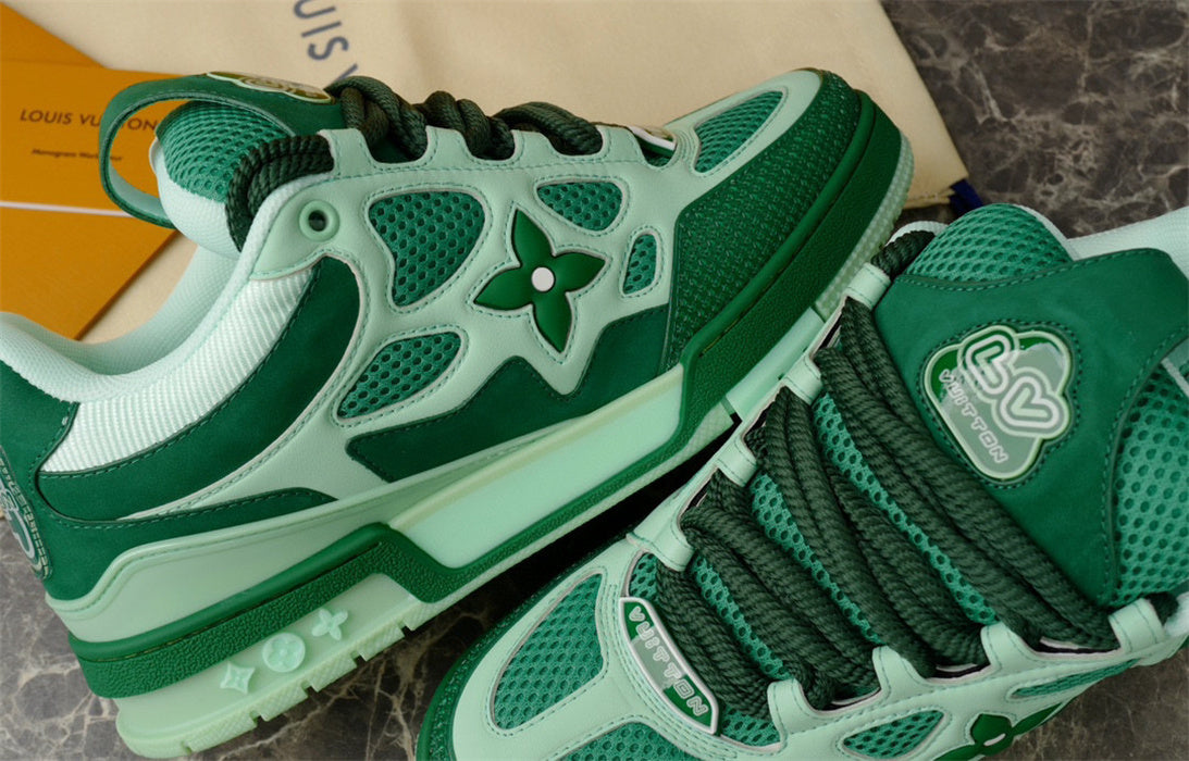Louis Vuitton Green 1854 LV Trainer Sneaker