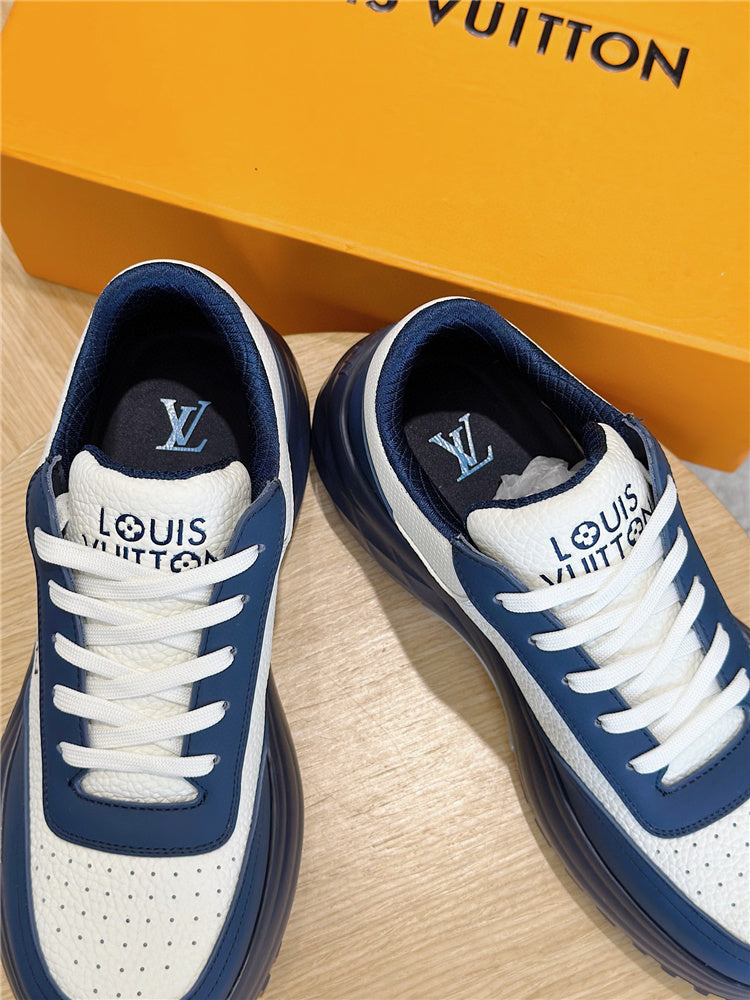 Louis Vuitton Navy Blue Men's Trainer Sneaker
