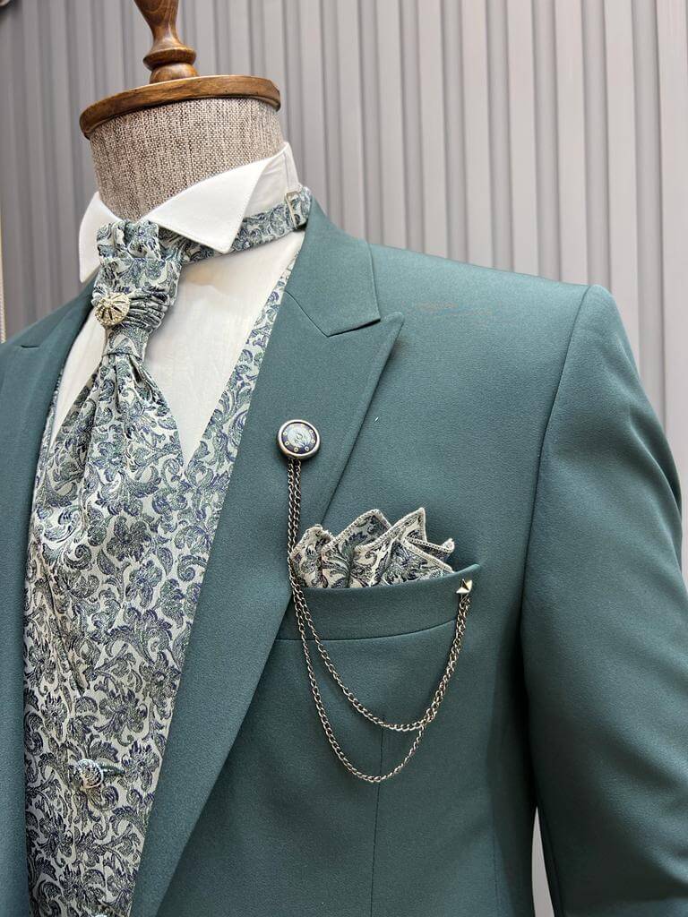 Green Tuxedo Suit