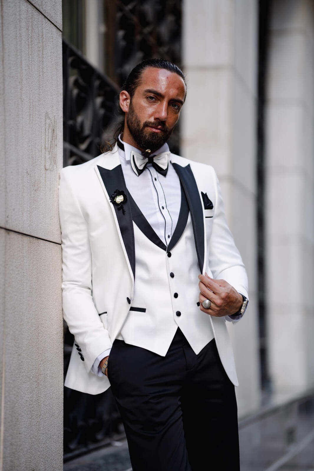 Classic White Tuxedo