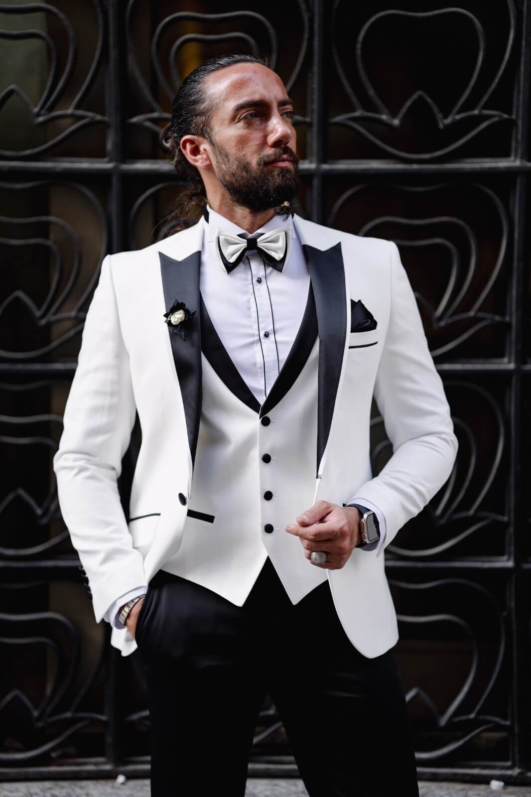 Classic White Tuxedo