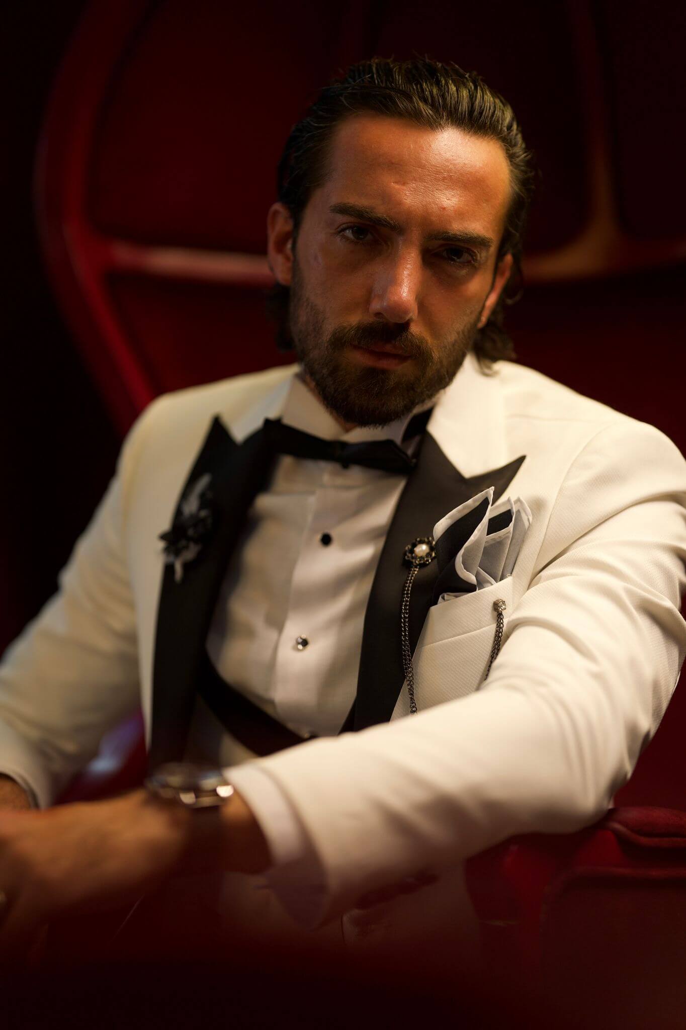 White Slim Fit Tuxedo