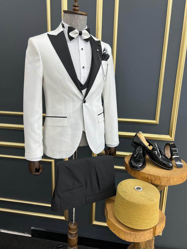 White Slim Fit Tuxedo