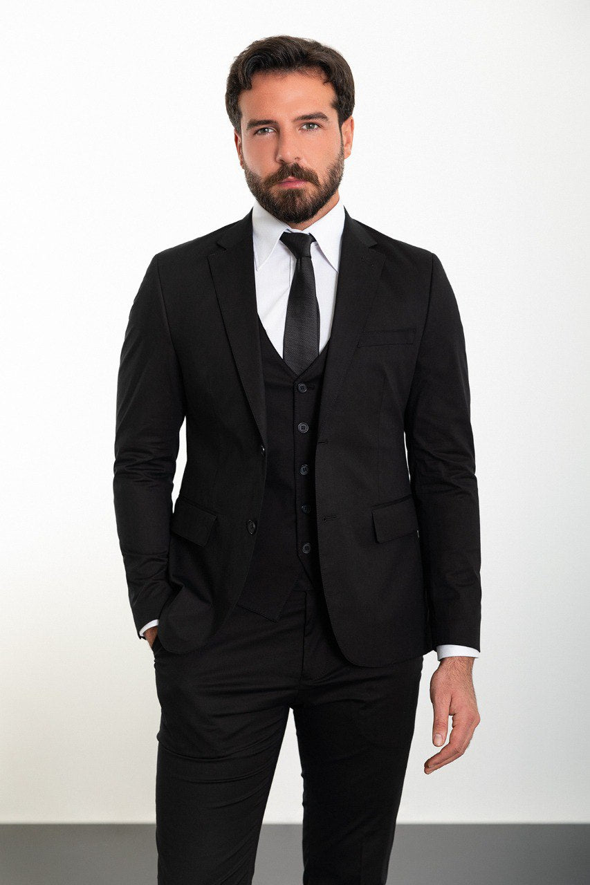 Black Midnight Opulence Suit