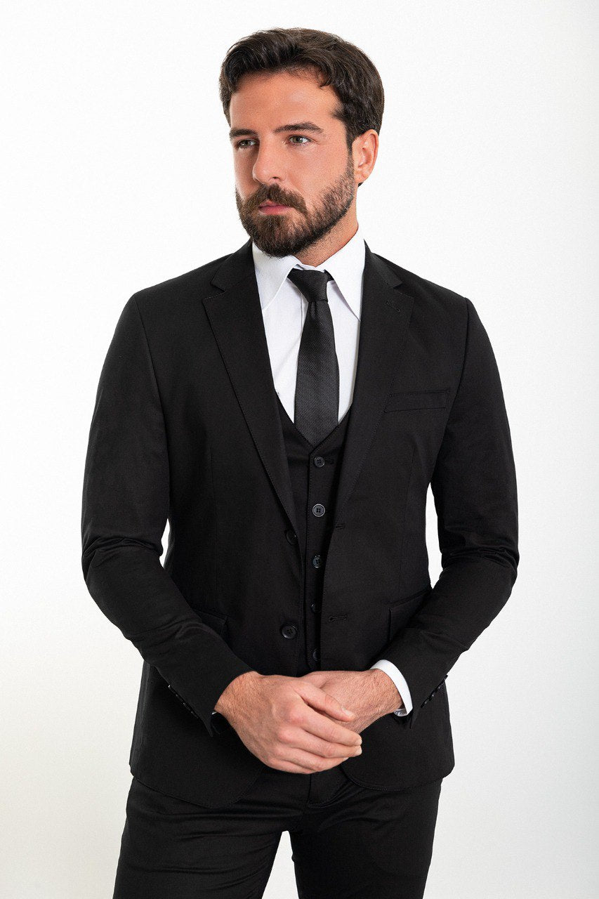 Black Midnight Opulence Suit