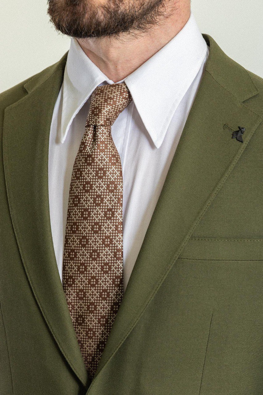 Olive Grove Khaki Suit