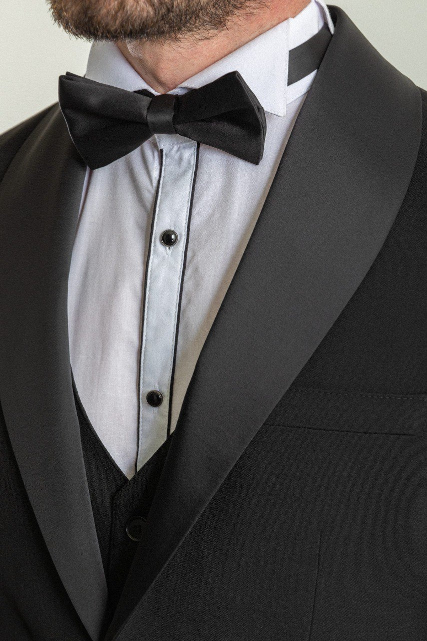 Black Shawl Lapel Groom Tuxedo