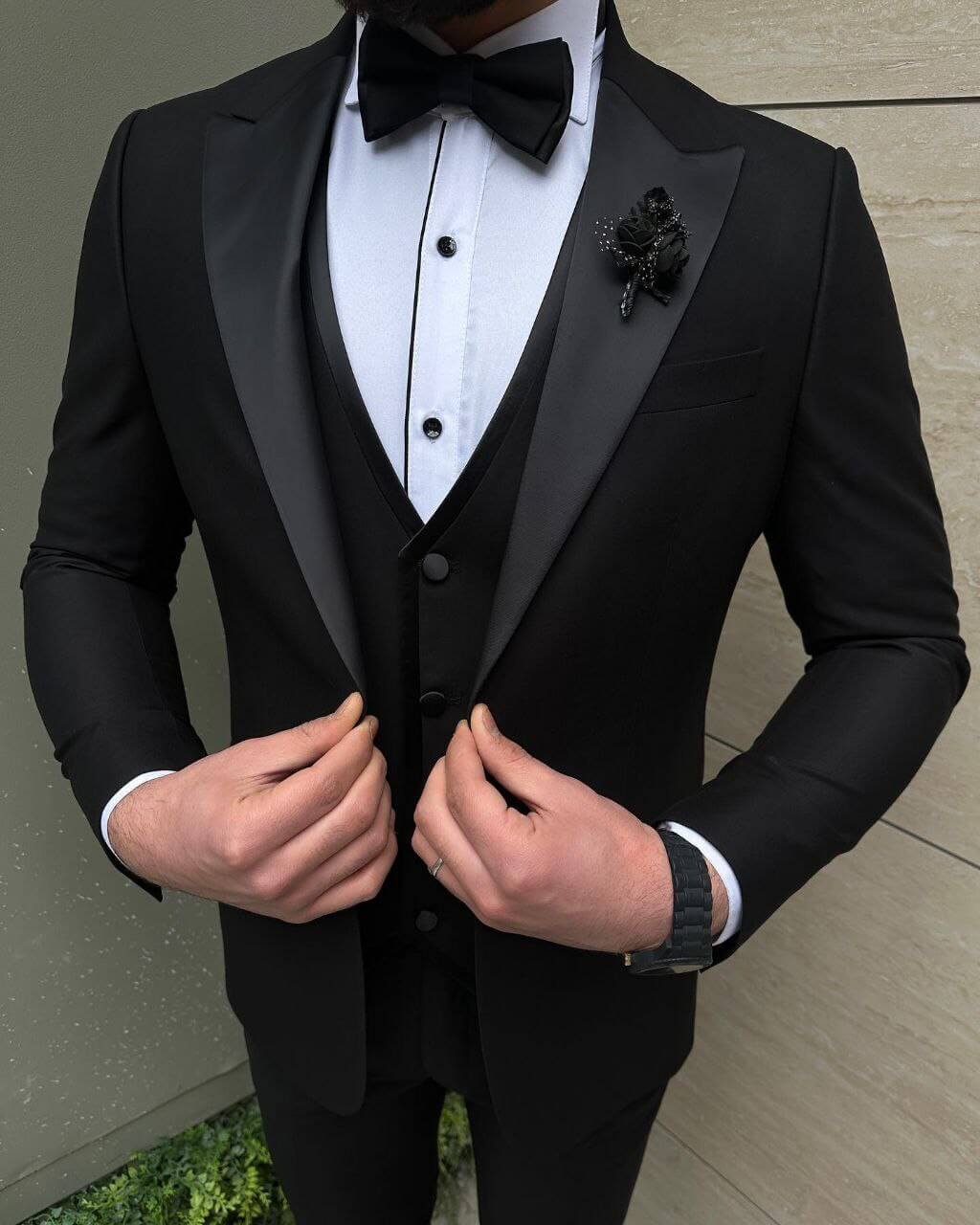 Men's Black Wedding Tuxedo