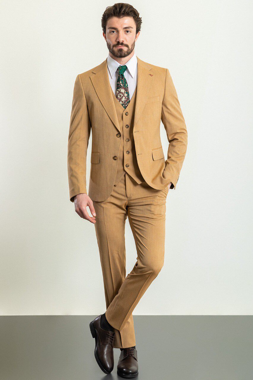 Mustard Prestige 3-Piece Suit