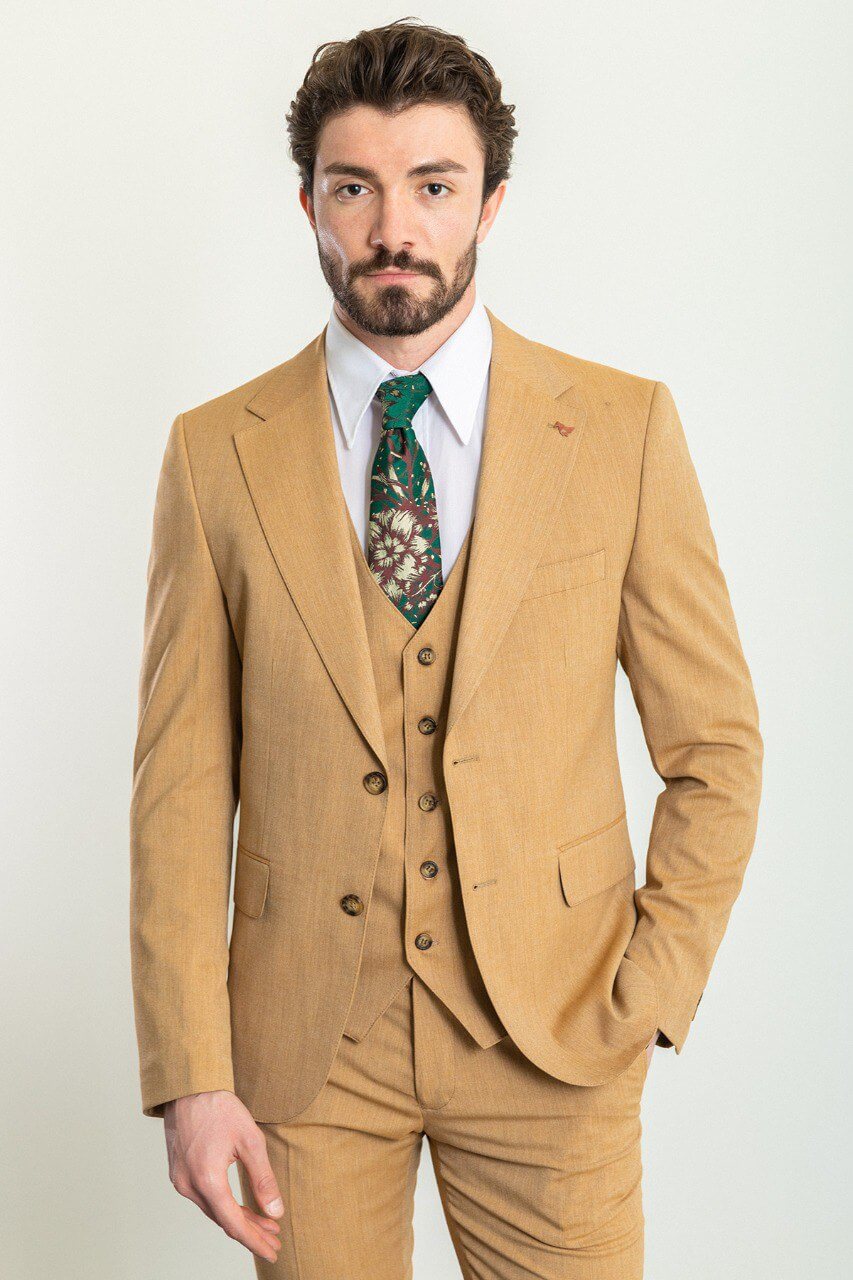 Mustard Prestige 3-Piece Suit