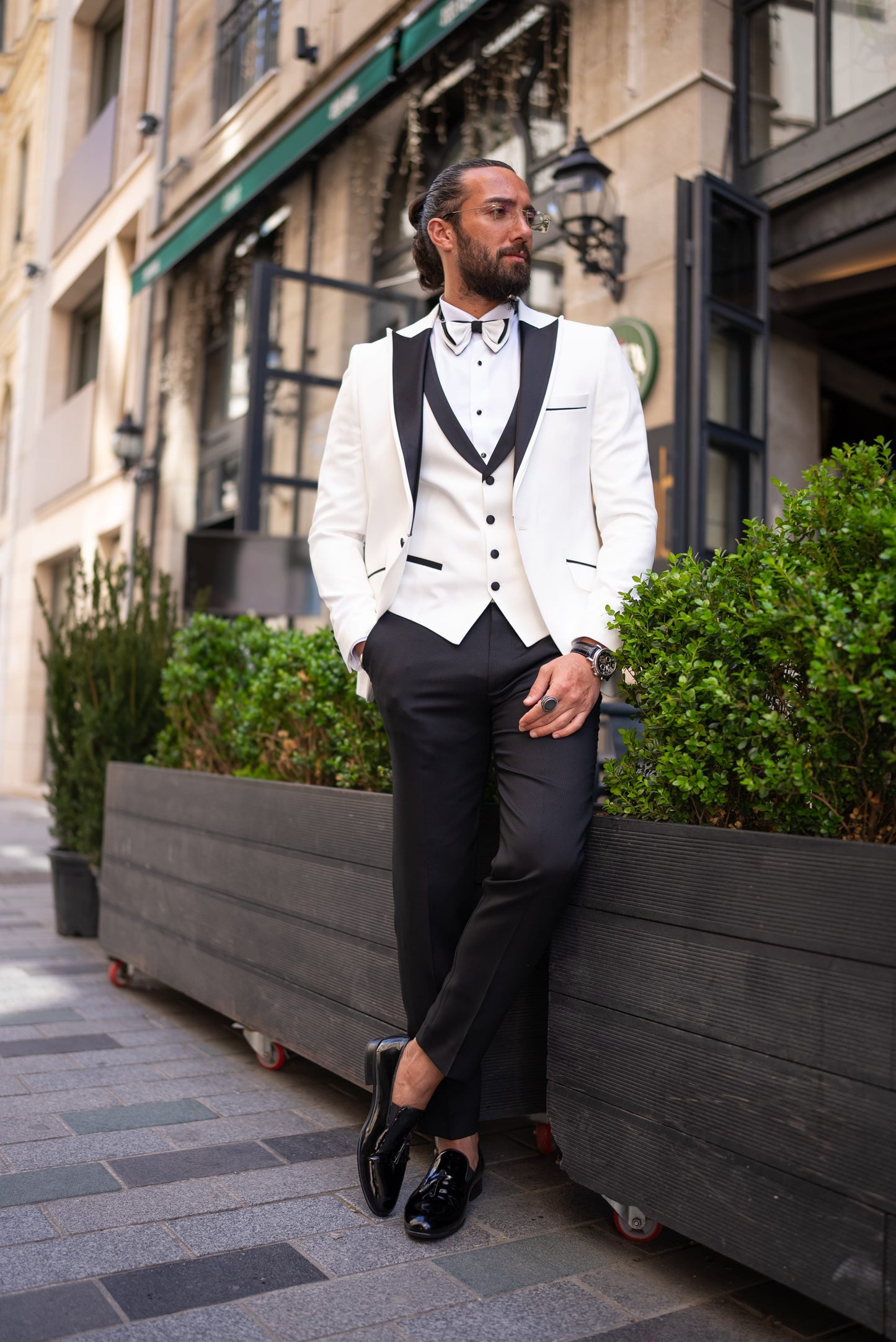 White Slim Fit Tuxedo