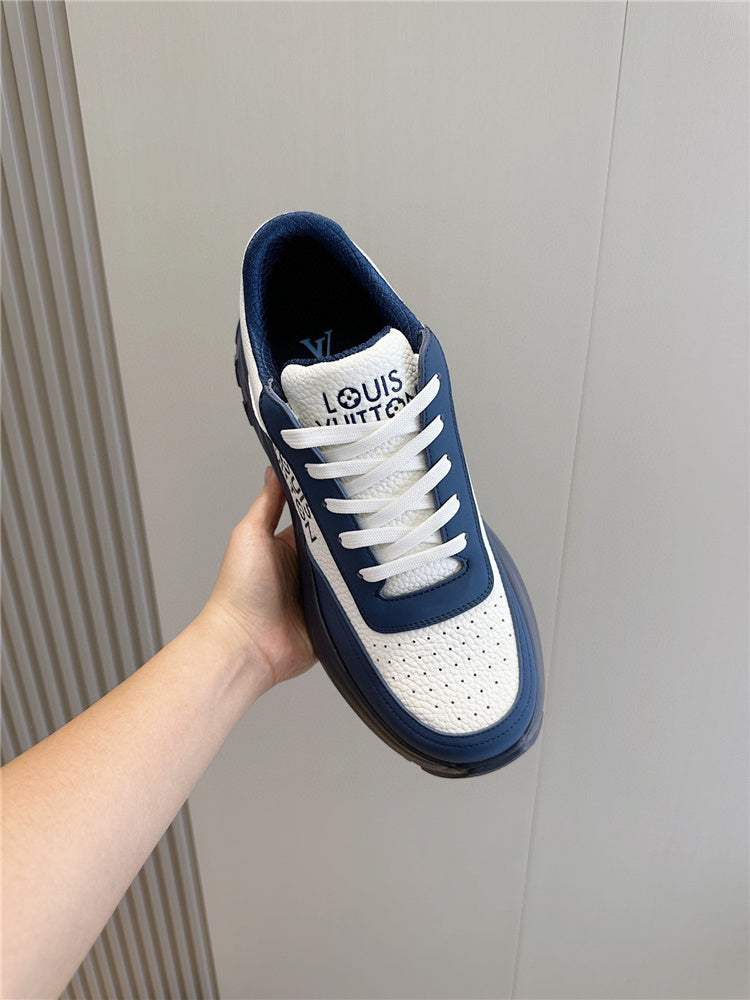 Louis Vuitton Navy Blue Men's Trainer Sneaker