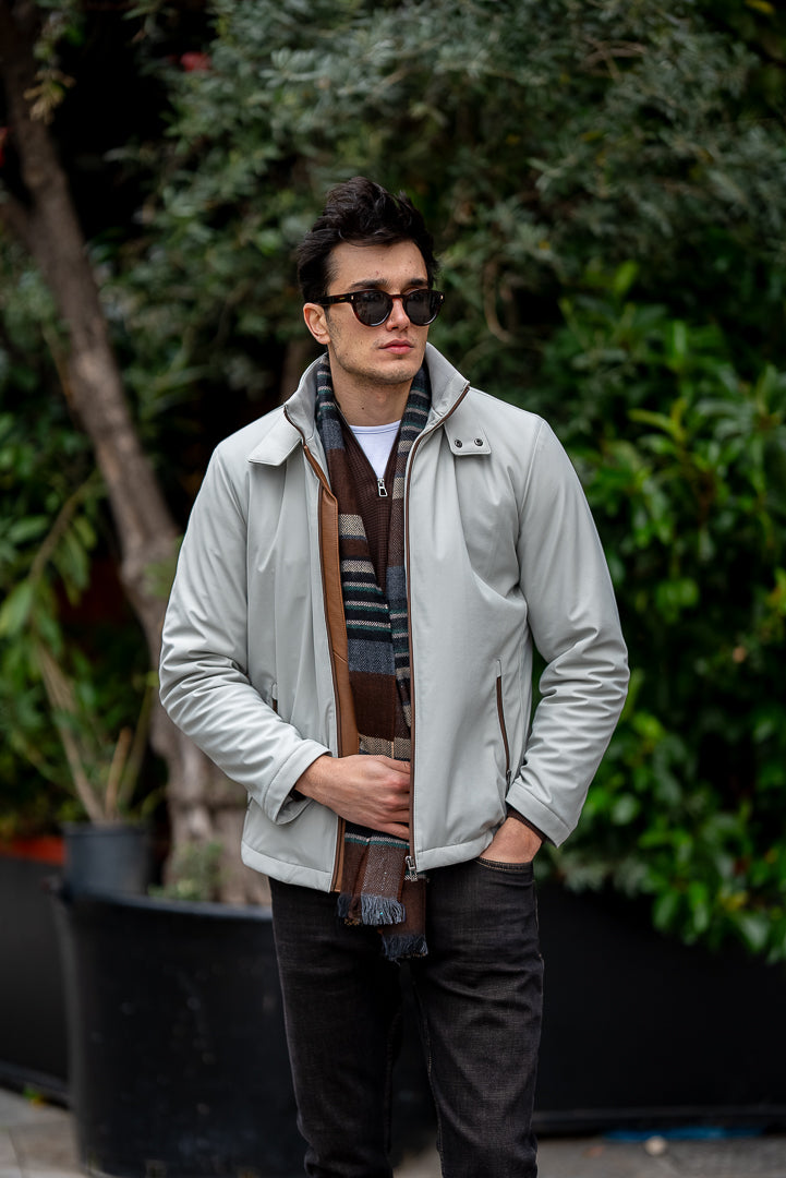 Men's Grey Waterproof Coat