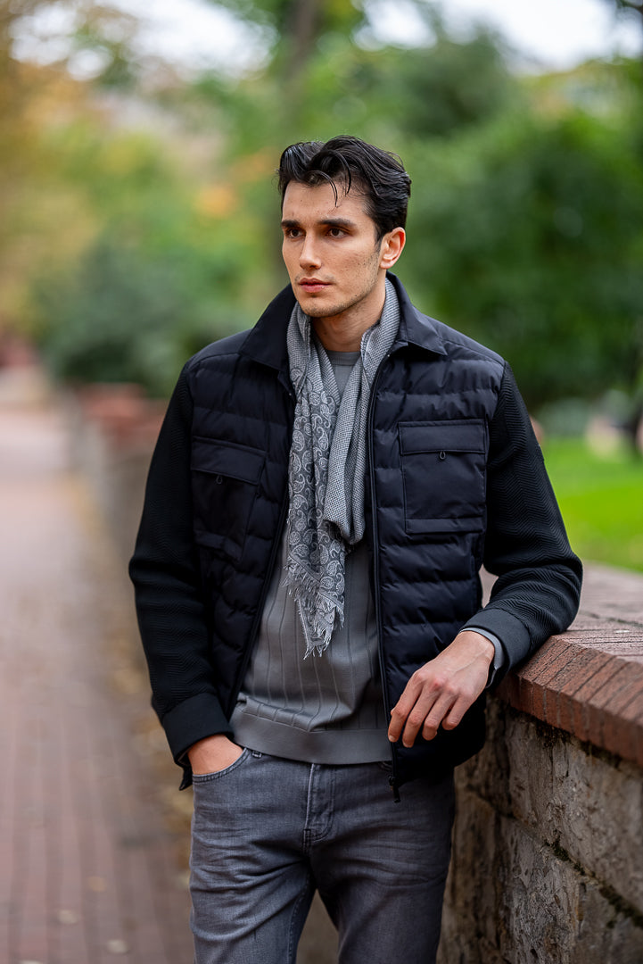 Men's Black Waterproof Coat