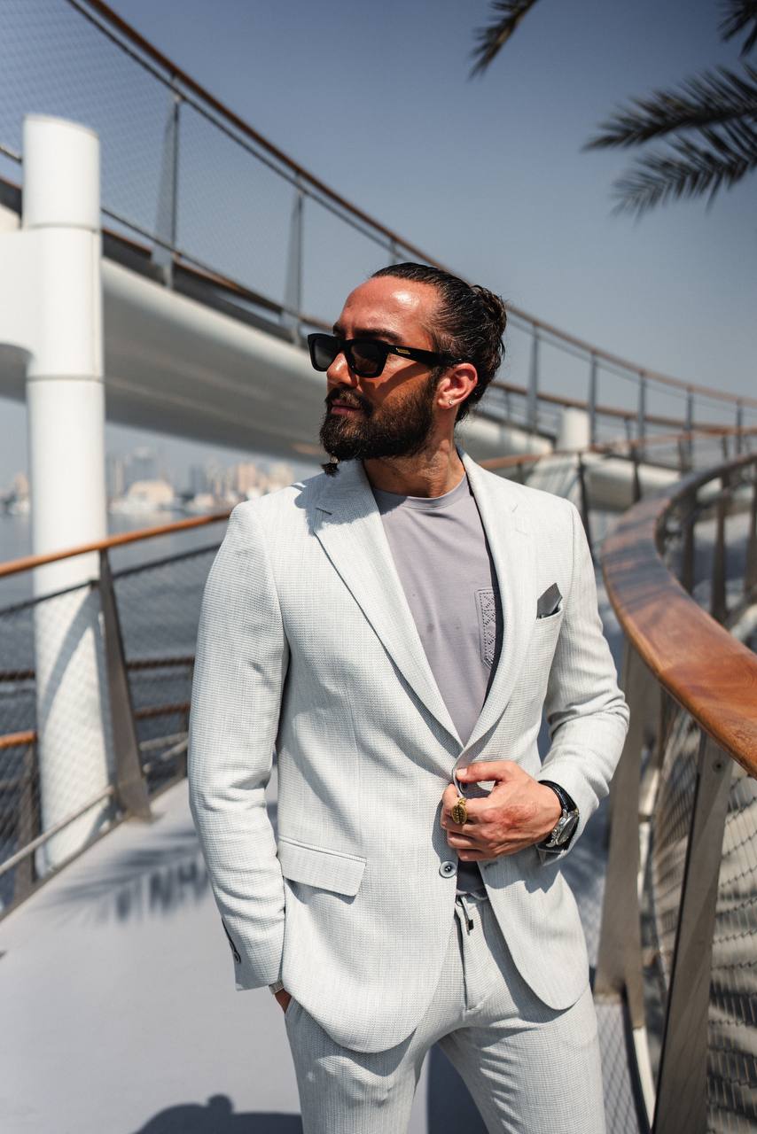 Men's White Summer Suit