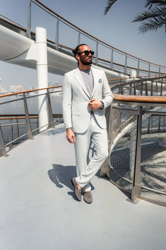 Men's White Summer Suit