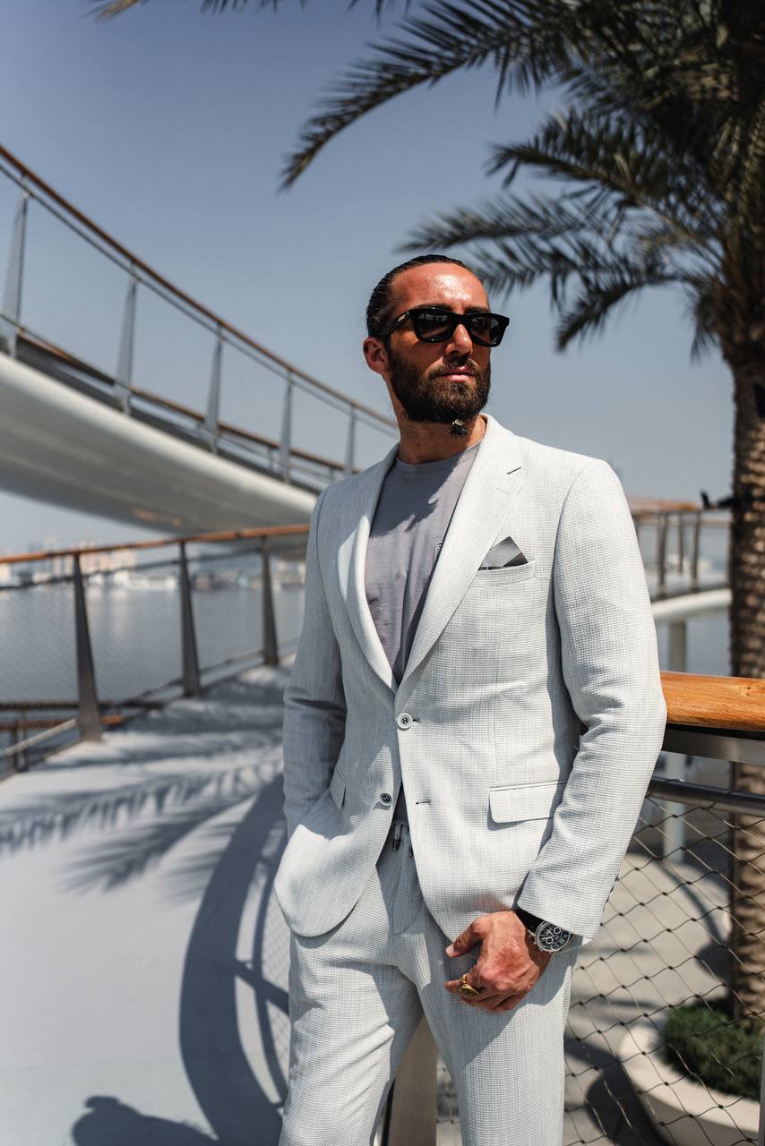 Men's White Summer Suit