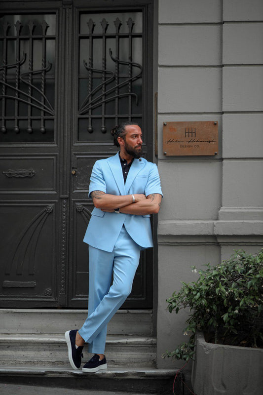 The Azure Riviera Summer Suit