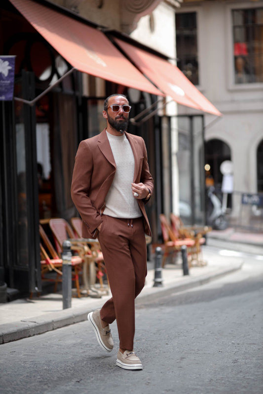 The Brown Riviera Summer Suit