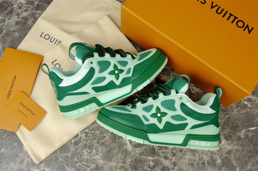Louis Vuitton Green 1854 LV Trainer Sneaker