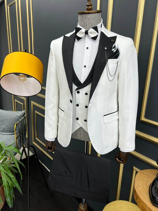 White Slim Fit Tuxedo