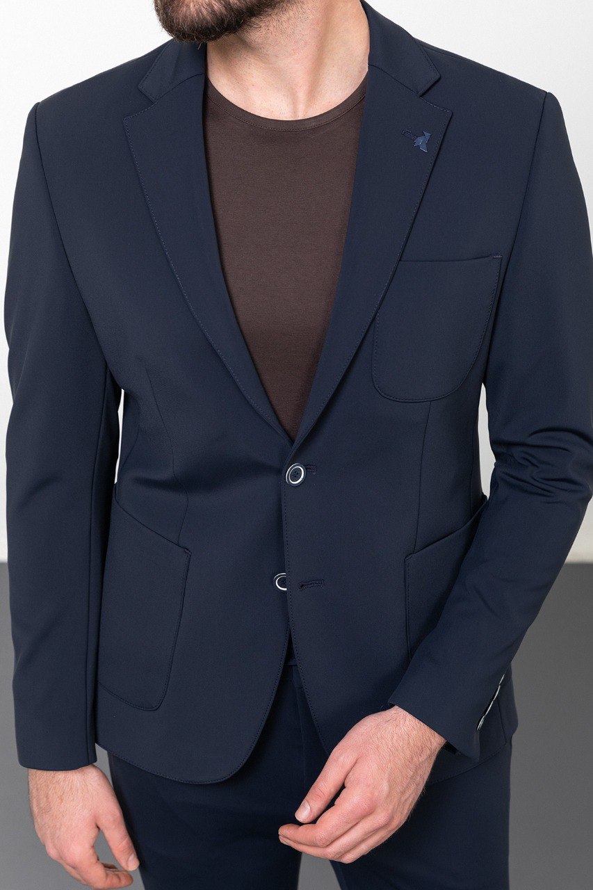 Navy Blue Leisure Suit