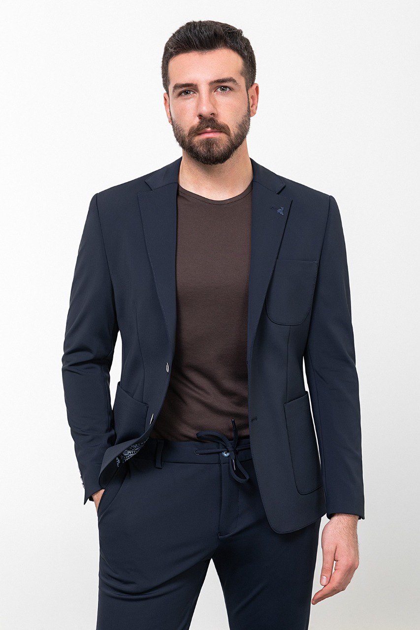 Navy Blue Leisure Suit