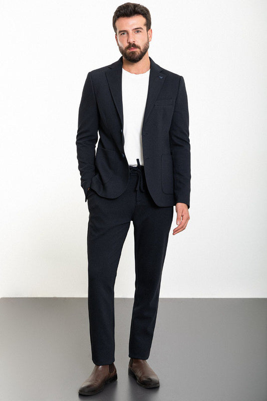 Navy Blue Coastal Suit