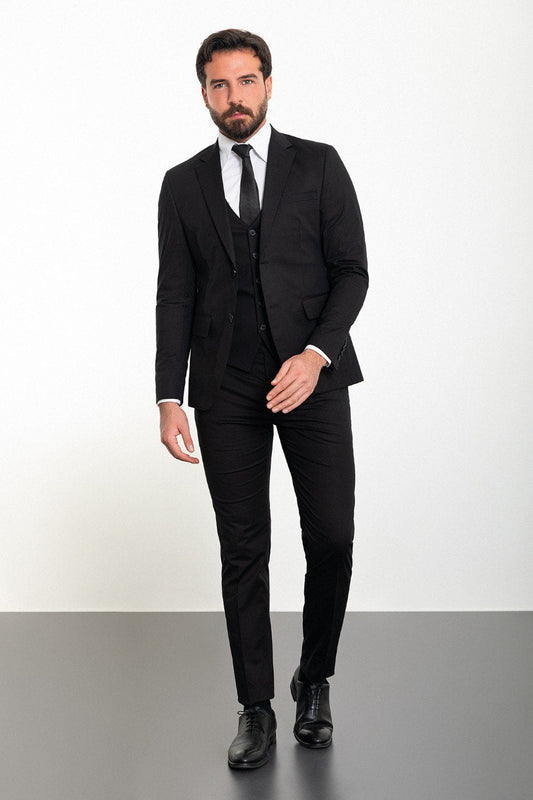 Black Midnight Opulence Suit