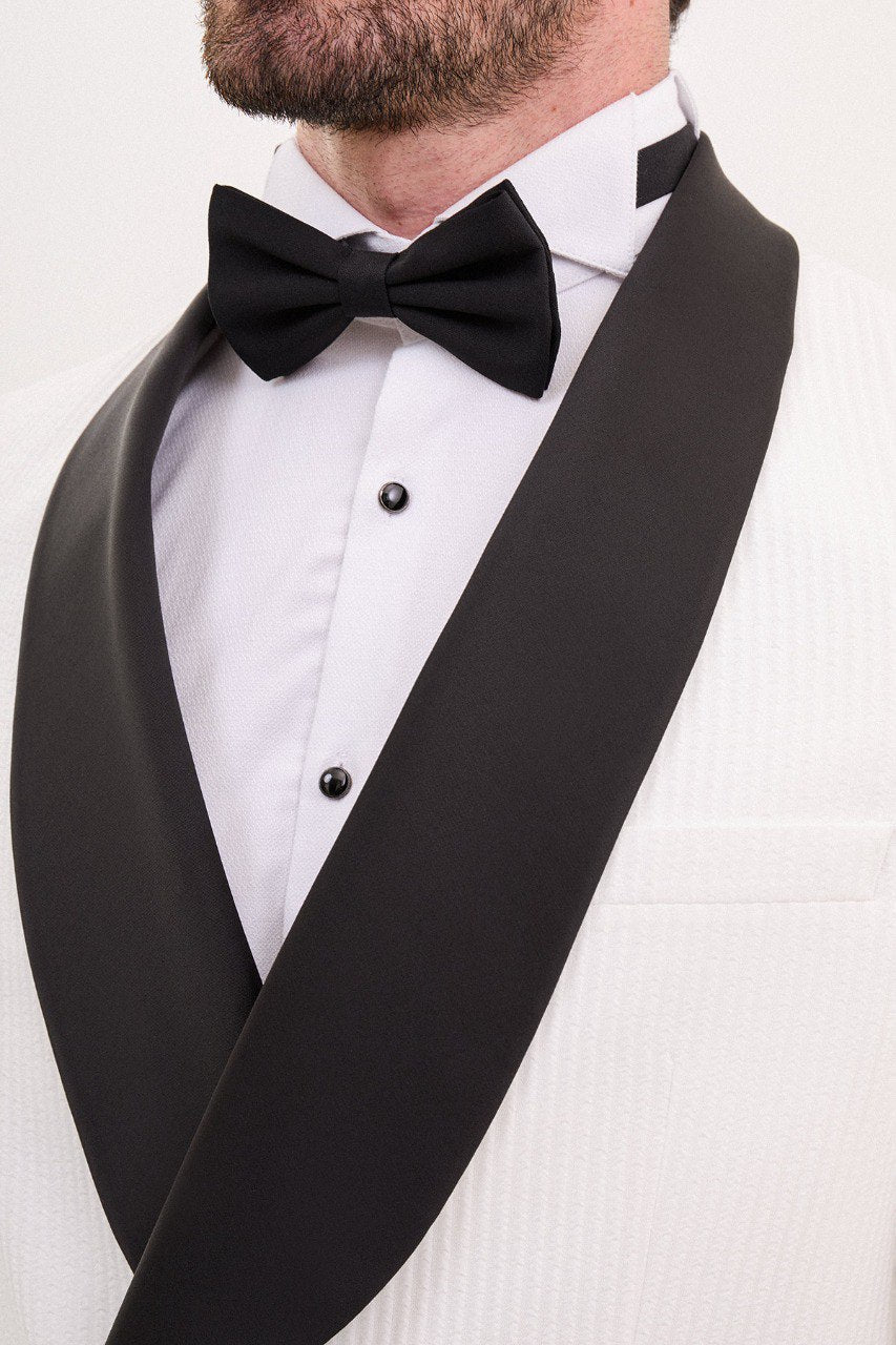 White Double Breasted Tuxedo