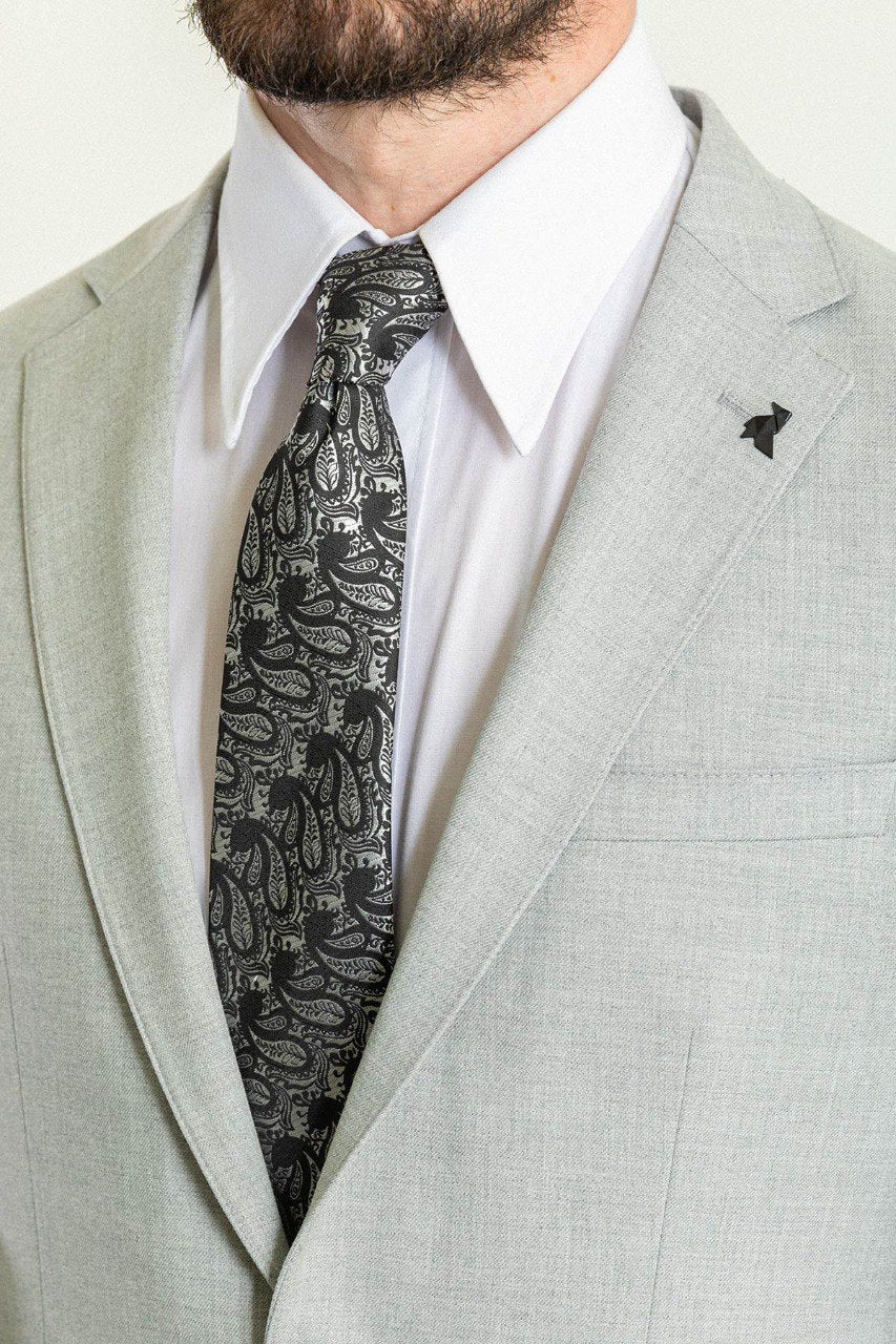 Silver Slate 2-Piece Suit