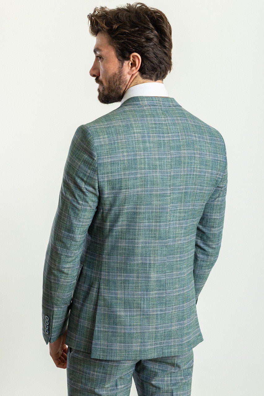 Emerald Plaid 3-Piece Suit