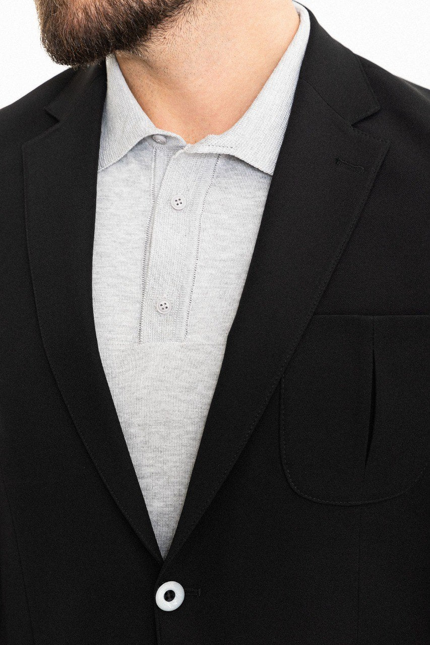 Men's Black Slim Fit Suit