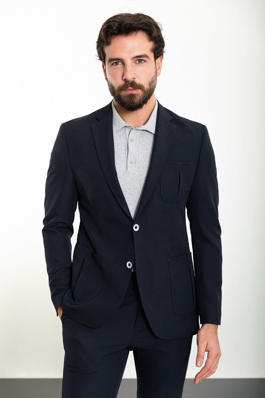 Midnight Casual Elegance Suit