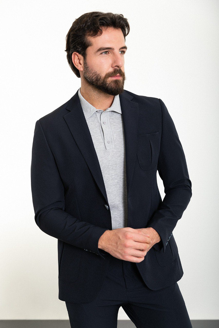 Midnight Casual Elegance Suit