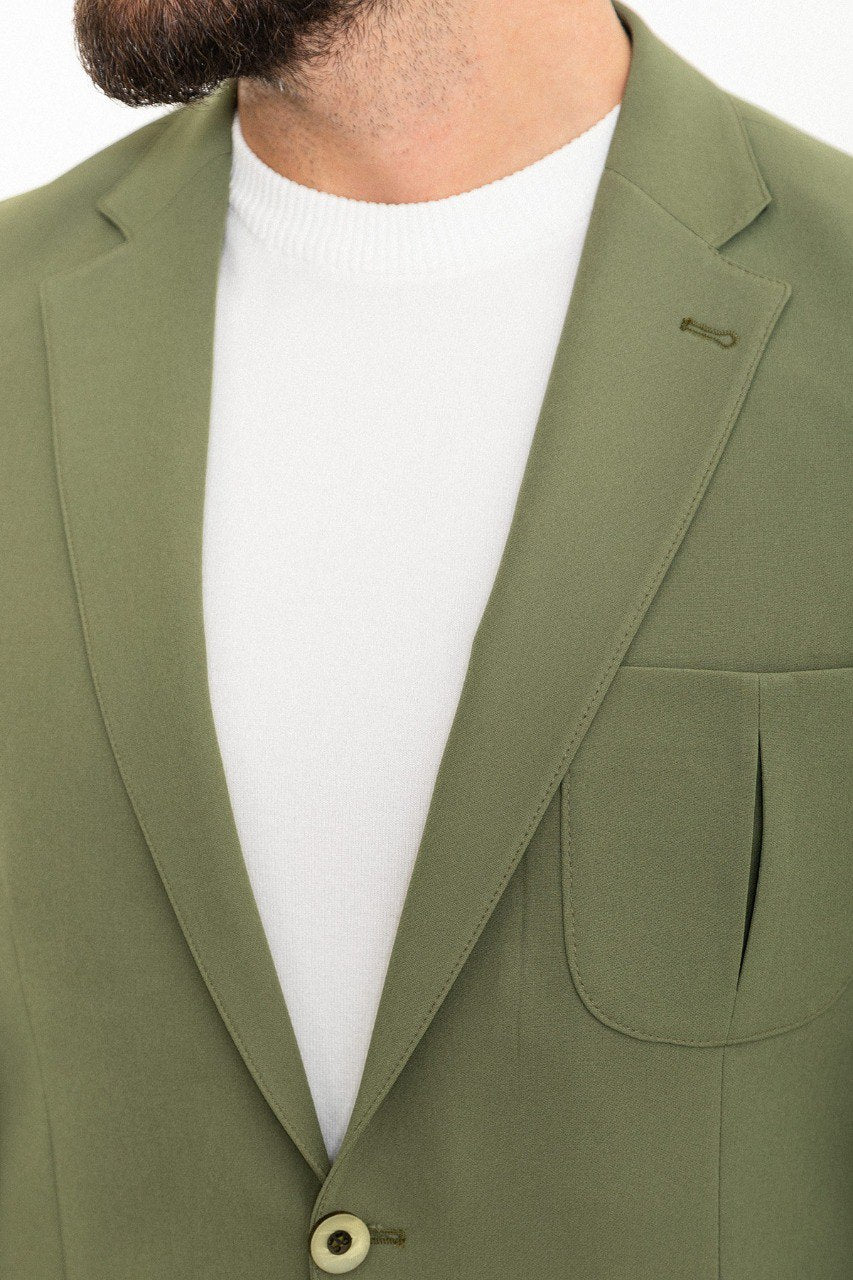 Men's Sage Green Slim Fit Suit