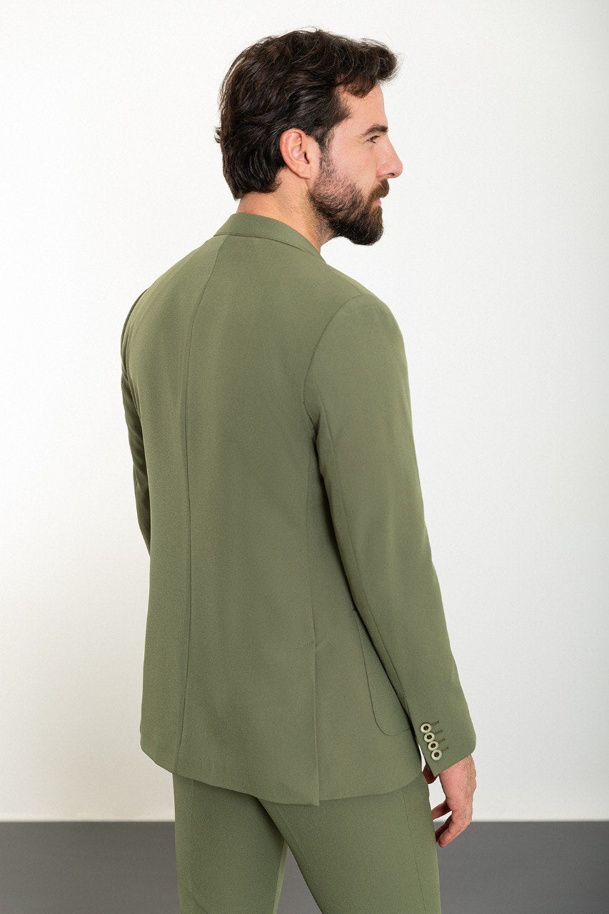 Men's Sage Green Slim Fit Suit