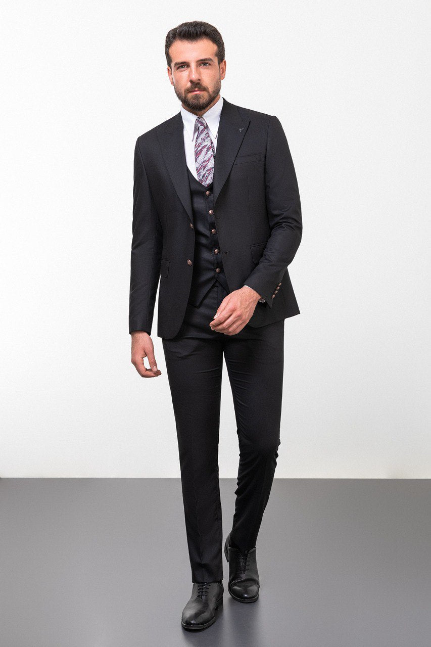 Men's Black Apex Suit