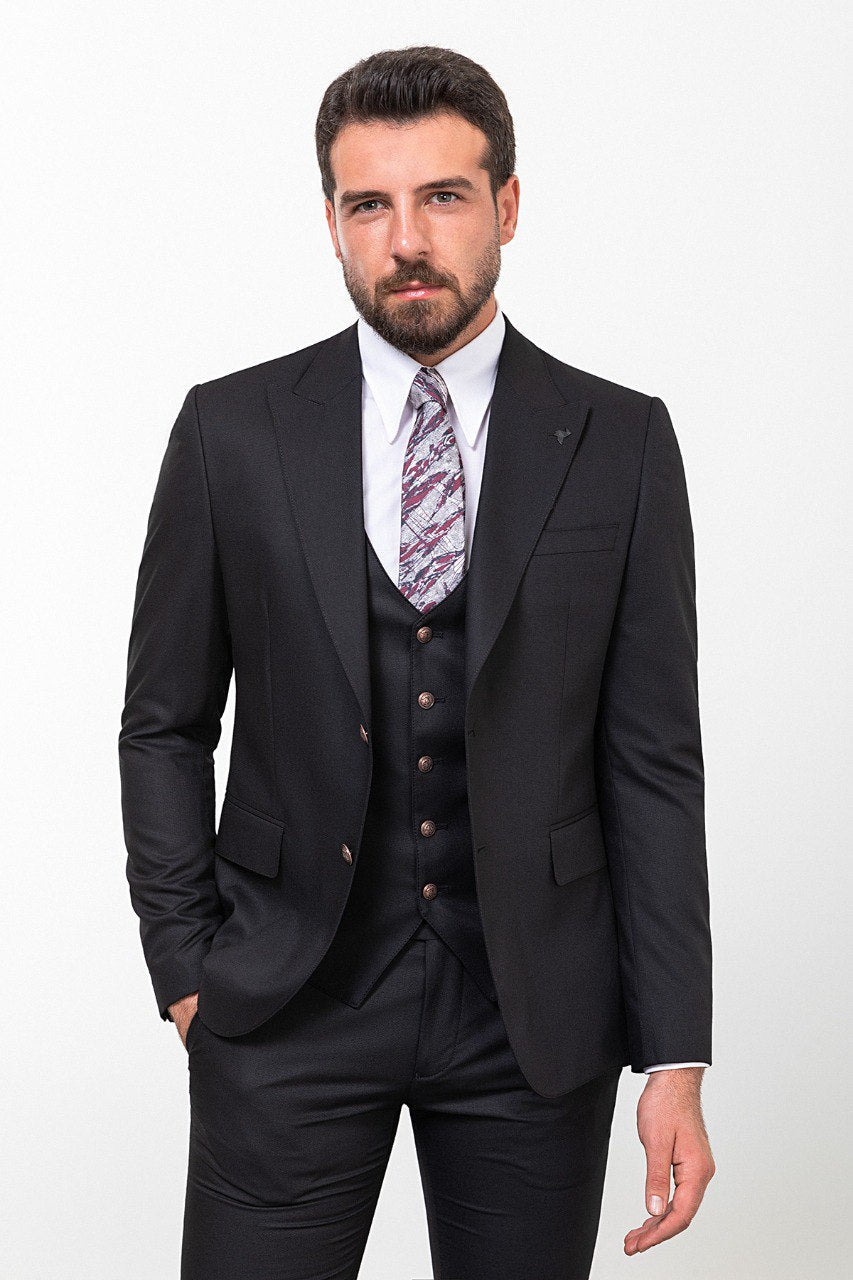 Men's Black Apex Suit