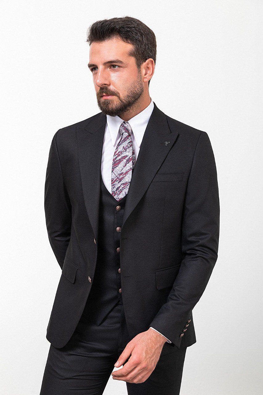 Men's Black Apex Suit