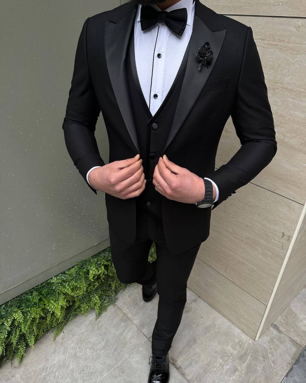 Men's Black Wedding Tuxedo